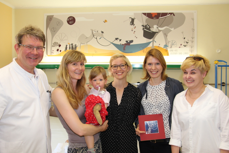 Kunst für Kinder im Patientenzimmer